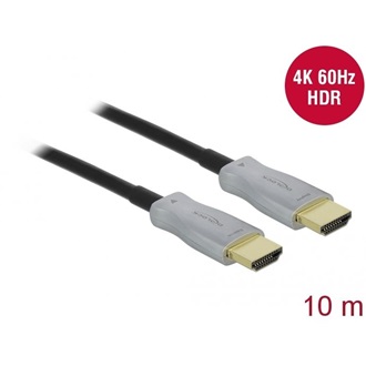 Delock Optical HDMI 2.0 -> HDMI 2.0 M/M aktív video kábel 10m fekete