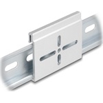 Delock Alumínium beépítő csipesz DIN sínhez 60,0 x 47,8 mm ezüst színű