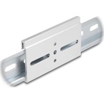 Delock Alumínium beépítő csipesz DIN sínhez 80,0 x 47,8 mm ezüst színű
