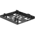 Delock Alumínium beépítő keret 2 x 2.5” - 3.5” fekete