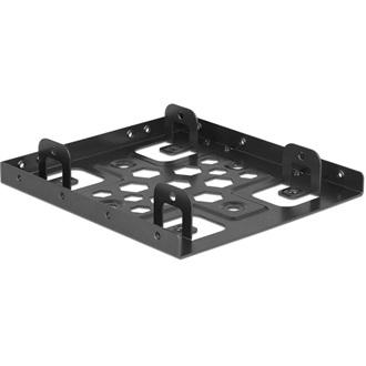 Delock Alumínium beépítő keret 2 x 2.5” - 3.5” fekete