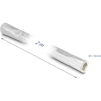 Delock Alumíniumból és üvegszálból készült kábel borító 2 m x 16 mm
