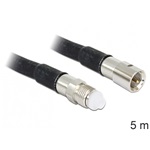 Delock FME Jack LMR195 M/F antenna kábel 5m fekete