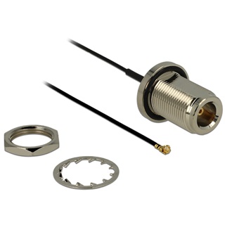 Delock N -> MHF/U.FL M/F antenna kábel 0.13m