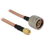 Delock N -> SMA F/F antenna kábel 0.4m RG-142 réz