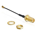 Delock RP-SMA -> MHF/U.FL M/F antenna kábel 0.05m fekete