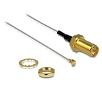 Delock RP-SMA -> MHF/U.FL M/F antenna kábel 0.2m ezüst
