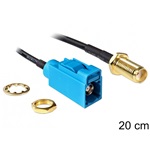 Delock SMA -> FAKRA Z M/M antenna kábel 0.2m fekete