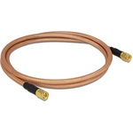 Delock SMA F/F antenna kábel 1m RG-142 low loss réz