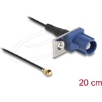 Delock Antenna kábel FAKRA C apa - MHF  I apa 1,13 - 20 cm 1 előrelyukasztott nyílással