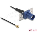 Delock Antenna kábel FAKRA C apa - MHF  I apa 1,13 - 20 cm 2 előrelyukasztott nyílással