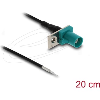 Delock Antenna kábel FAKRA Z csatlakozó nyílt kábelekhez 1,13 - 20 cm 1 előrelyukasztott nyílással