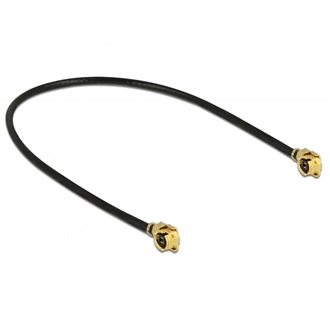 Delock MHF/U.FL F/F antenna kábel 0.1m fekete LP-068 