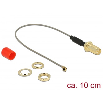 Delock RP-SMA -> MHF/U.FL M/F antenna kábel 0.1m LP-068