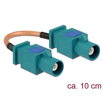 Delock Antennakábel, FAKRA Z-dugó > FAKRA Z-dugó, RG-316 10 cm