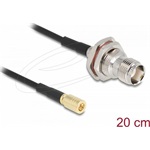 Delock Antennakábel TNC-hüvely apa SMB-dugó RG-174, 20 cm