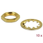 Delock anya és alátét RP-SMA csatlakozóhoz 10db