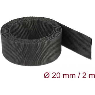 Delock Anyag hőre zsugorodó cső 2 m x 20 mm szugorodási arány 2:1 fekete