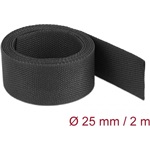 Delock Anyag hőre zsugorodó cső 2 m x 25 mm szugorodási arány 2:1 fekete