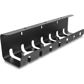 Delock Asztal alatti kábeltartó keret fekete 2 db