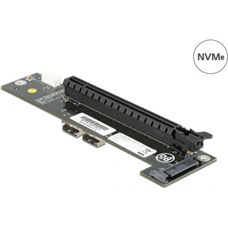 Delock 2db SFF-8654 -> PCIe x16 F/F adapter