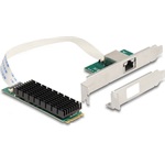 Delock Átalakító, M.2 aljzat B+M nyílással 1 x RJ45 10 Gigabit LAN