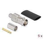 Delock BNC anya RG59 krimpelésére illeszkedő süllyesztő csővel