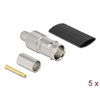 Delock BNC anya RG59 krimpelésére illeszkedő süllyesztő csővel
