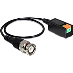 Delock BNC -> Terminal block 2pin M/F 0.2m fekete