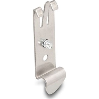 Delock Beépítési tartó 35 mm-es DIN sínhez 2 rögzítő lyukkal és T3 önmetsző rögzítő csavarral