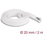 Delock Befont karmantyú zipzáras szorítóval hőállóság egészen 2 m x 20 mm-es fehér