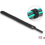 Delock Befűzős kábelkötegelő hossza 150 mm fekete 12 mm, 10 db.