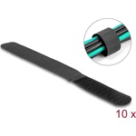 Delock Befűzős kábelkötegelő hossza 180 mm fekete 20 mm, 10 db