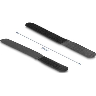 Delock Befűzős kábelkötegelő hossza 180 mm fekete 20 mm, 10 db