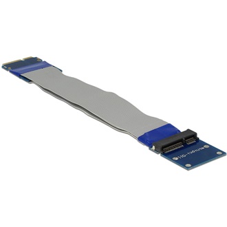 Delock 1-port mSATA Mini PCIe x1 13cm riser kártya