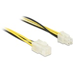 Delock Power 4pin M/F tápkábel hosszabbító 0.3m