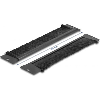 Delock Brush Strip univerzális 350 x 55 mm fekete
