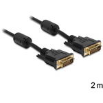 Delock DVI-D - DVI-D M/M video kábel 2m