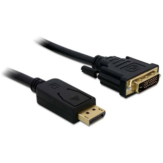 Delock Displayport -> DVI-D M/M video jelkábel 2m fekete