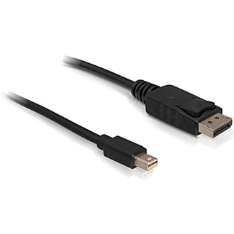 Delock Displayport mini -> Displayport M/M video jelkábel 1m fekete