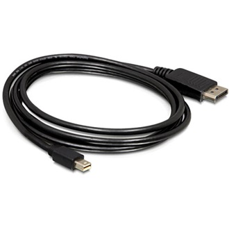 Delock Mini DisplayPort 1.2 -> DisplayPort 1.2 M/M video kábel 3m fekete
