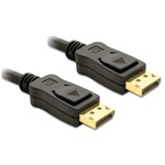 Delock DisplayPort 1.2 -> DisplayPort 1.2 M/M video kábel 5m fekete
