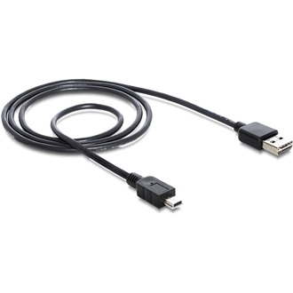 Delock Easy-USB A -> USB-B 2.0 mini M/M adatkábel 5m fekete