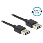 Delock Easy-USB A - Easy-USB M/M adatkábel 3m fekete