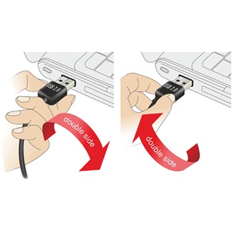 Delock Easy-USB A - Easy-USB M/M adatkábel 5m fekete