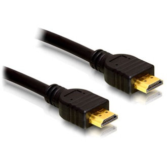Delock HDMI 1.4 M/M video jelkábel 0.25m fekete