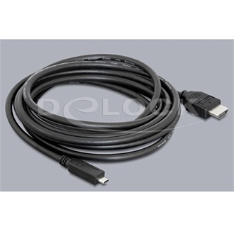 Delock HDMI 1.4 -> HDMI micro D M/M video jelkábel 3m