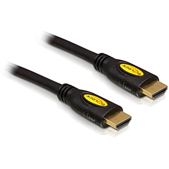 Delock HDMI 1.4 M/M video jelkábel 1m 3D support