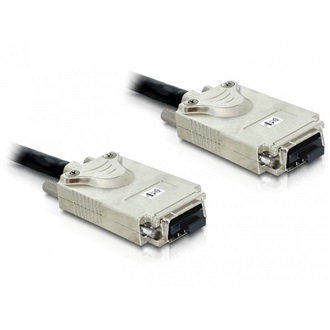 Delock SAS Infiniband SFF-8470 M/M adatkábel 1m fekete