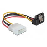 Delock Molex Power 4pin -> SATA Power 15pin M/F tápkábel 0.15m